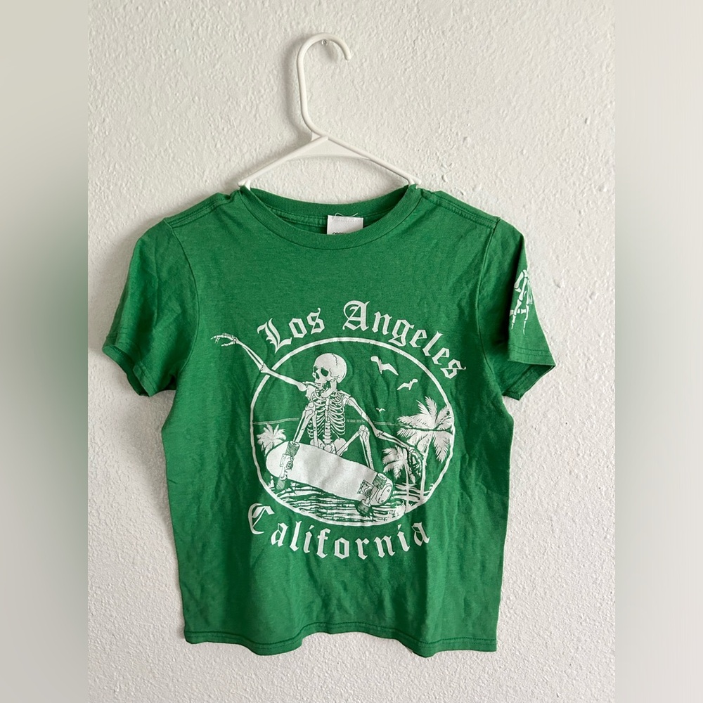 Crop Top LA green